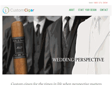 Tablet Screenshot of customcigar.com